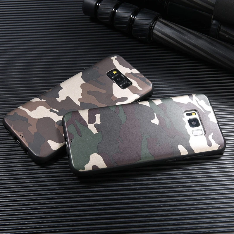 Камуфляжный чехол для Samsung A3 A5 A7 A8 2017 2018 Galaxy s10 чехлы камуфляжный J5 J7 2016 J4 J8 Note 9
