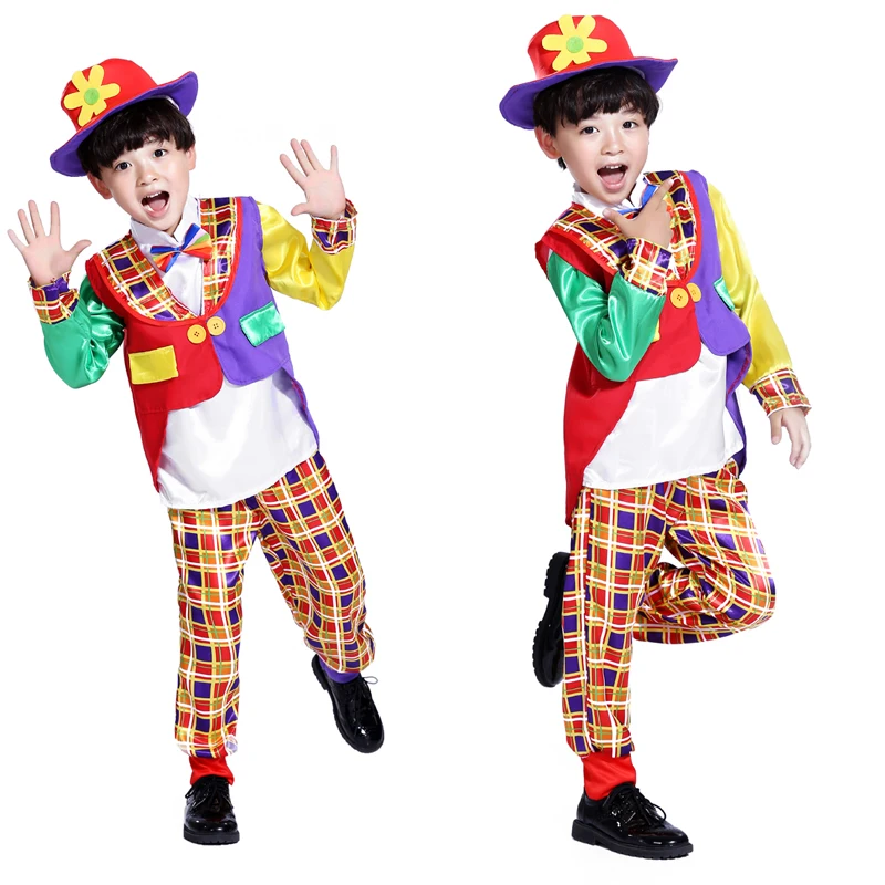 Новый детский костюм на Хэллоуин для маскарада косплея реквизит клоуна