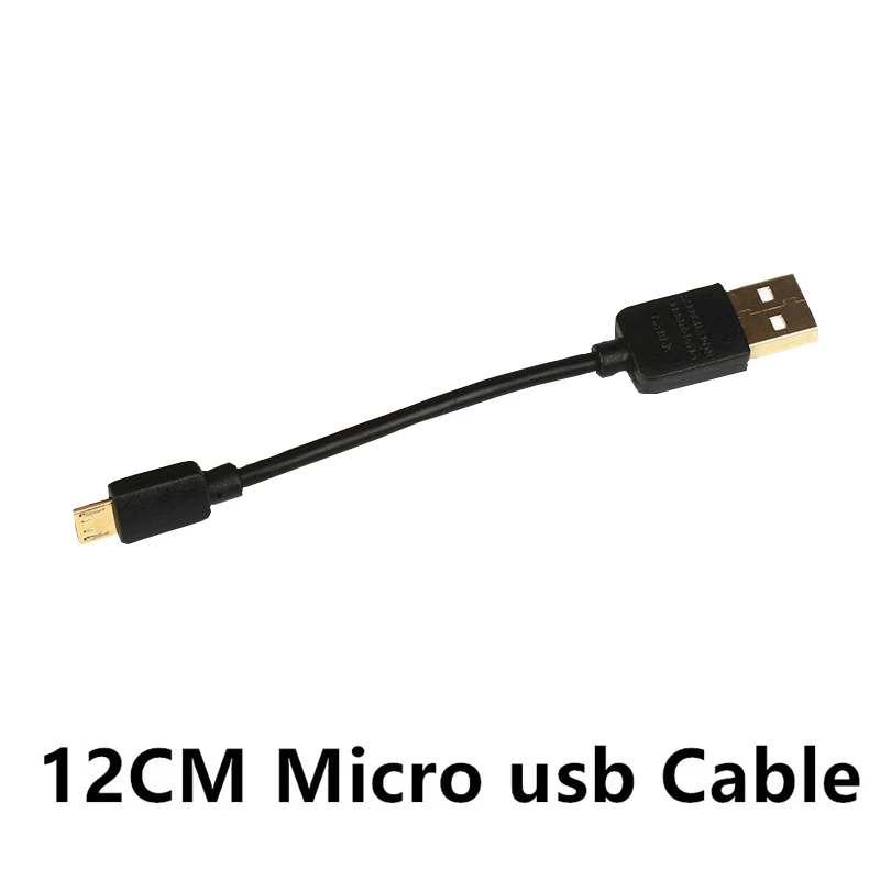 CatXaa 12 см короткий позолоченный зарядный Micro USB кабель легко носить практичное зарядное устройство Внешний аккумулятор кабель для зарядного устройства наушники