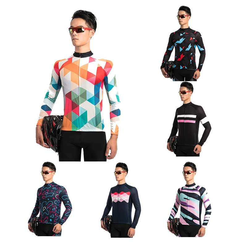 2018 Новая цена оптовой продажи высокое качество Велоспорт рубашка с длинным
