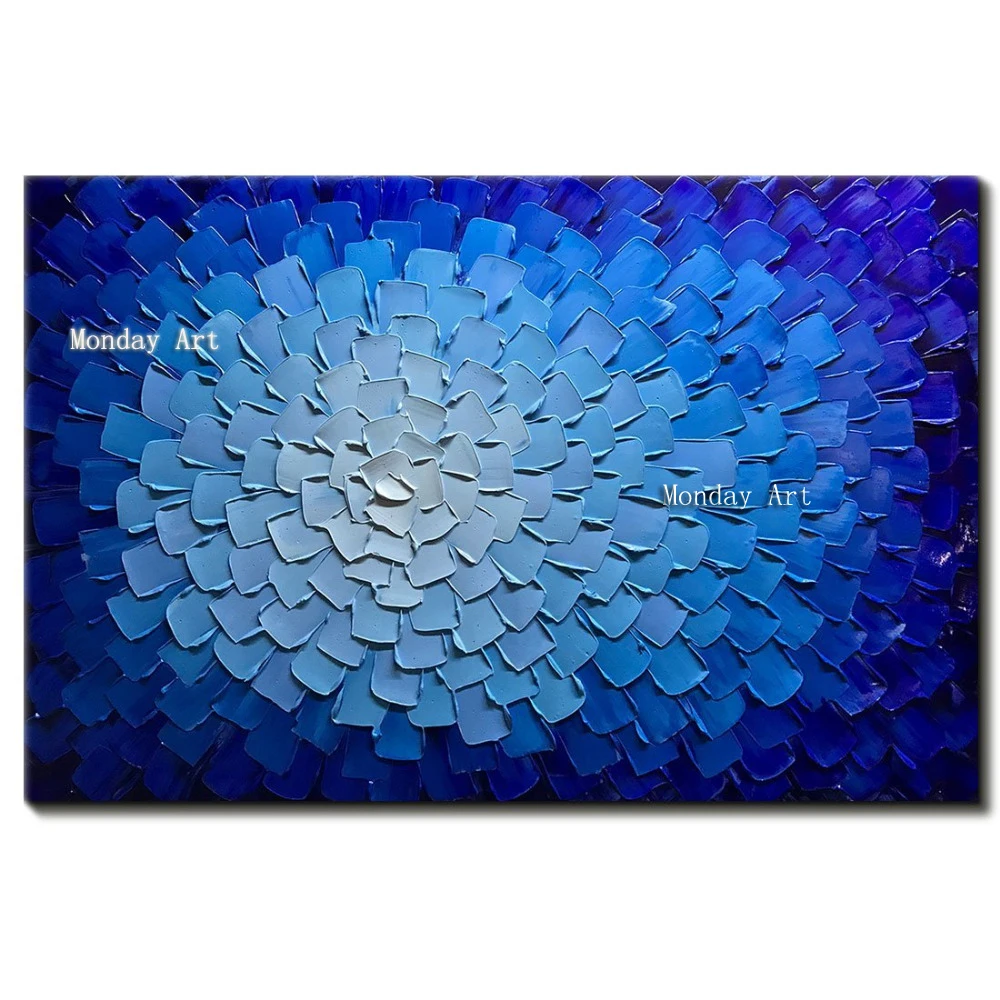 Абстрактная картина с изображением золотых цветов на холсте|Рисование и