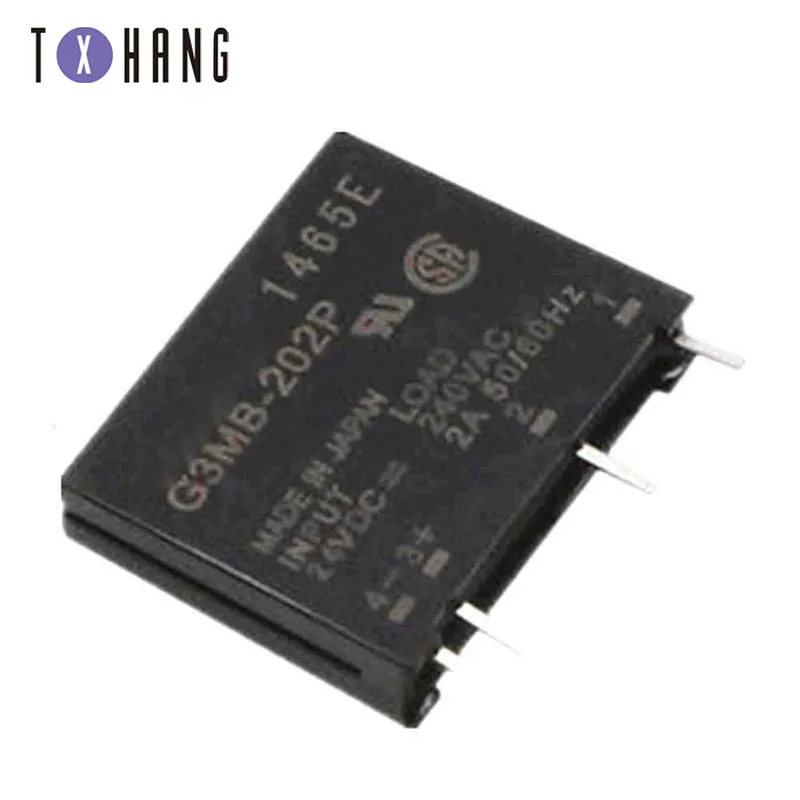 Релейный модуль Φ G3MB 202P PCB SSR In 5V 12V 24V DC Out 240V AC 2A Твердотельный релейный