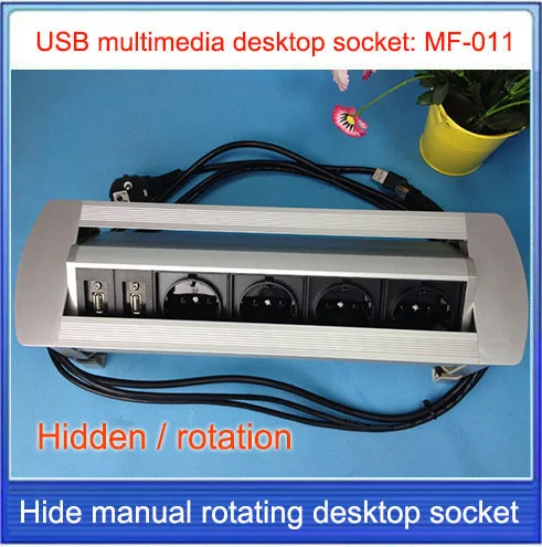Штепсельная розетка европейского стандарта/настольная розетка/скрытое Ручное