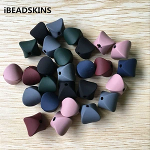 random mix color Выберите цвет) 15 мм 250 шт./лот акриловые резиновые матовые бусины в форме принцессы(как показано на рисунке) для изготовления ювелирных изделий и ожерелья - Цвет: random mix color