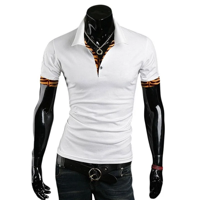 2017 New Brand T Shirt Men Short Sleeve Polo Shirts For Casual T-Shirt Slim Fit Cotton Tops Tees | Мужская одежда