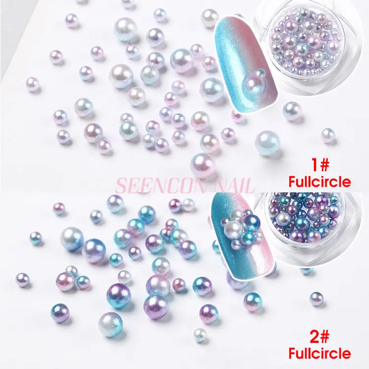 Японские украшения для ногтей шар полный круг/искусственный градиент Волшебная