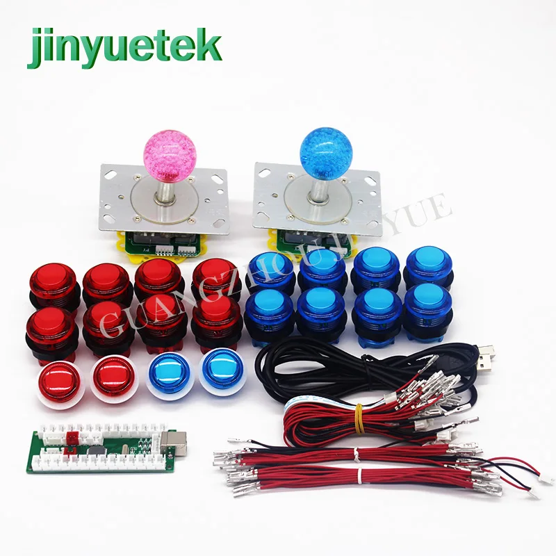 2 шт. джойстик 20 HAPP кнопка плеера USB для jamma PC PS3 Raspberry ip плата контроллера аркадных