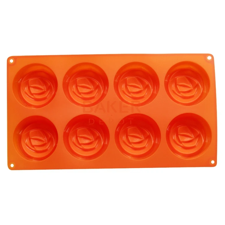 Силиконовая форма для выпечки 8 дюймов с круглой розеткой силиконовая шоколада