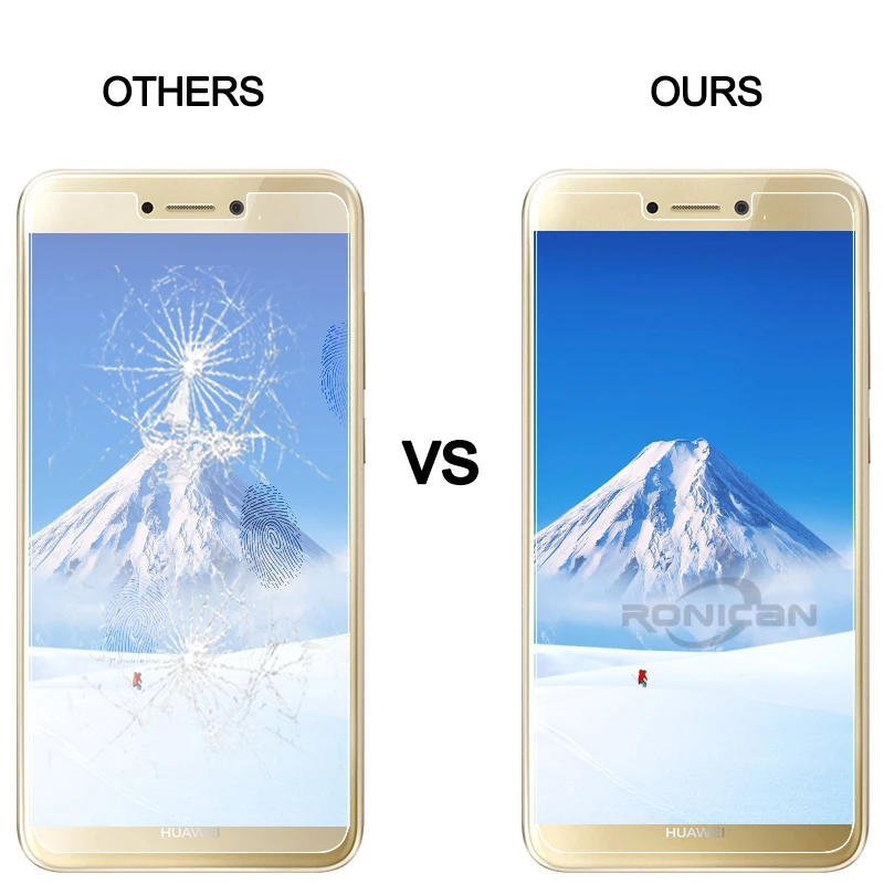 Закаленное стекло для Huawei P8 P9 Lite 2017 Защита экрана P10 P7 Honor 4C Pro 6X 6A Y3 II Y5 Y6