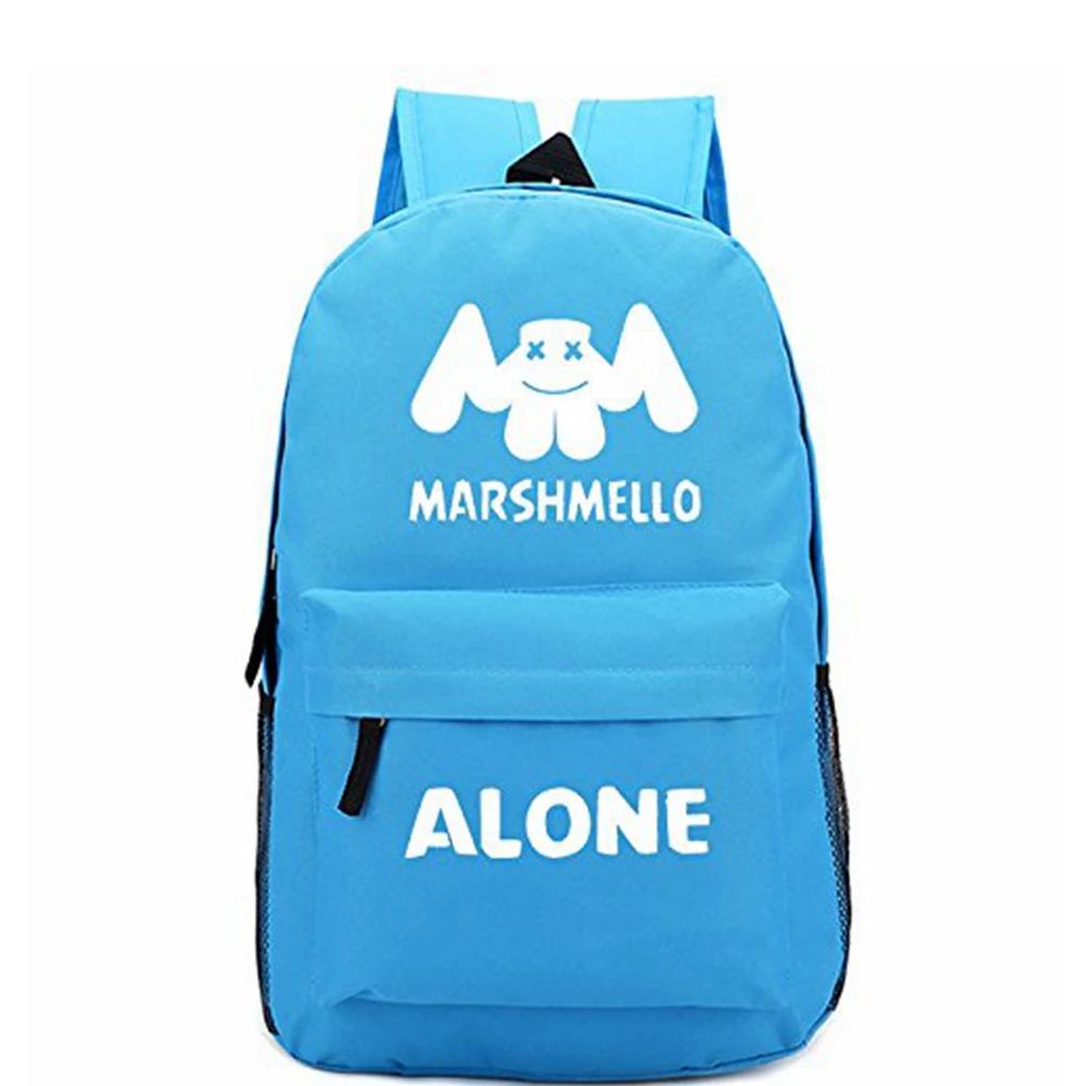 XCOSER DJ Marshmello рюкзак косплей черный и белый Оксфорд ткань шаблон сумка Высокое