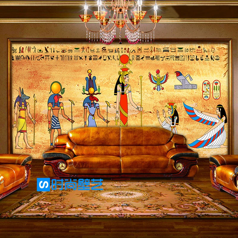 Пользовательские росписи ретро ностальгические обои Ресторан Гостиная Бар Кафе