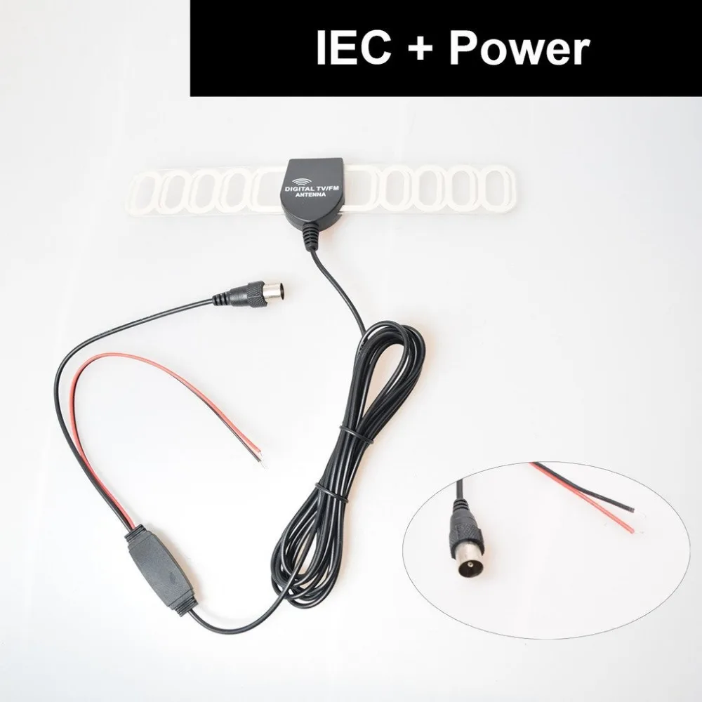 Автомобильный радиоприемник IEC Aerial TV FM антенна усилитель сигнала цифрового ТВ DVBT