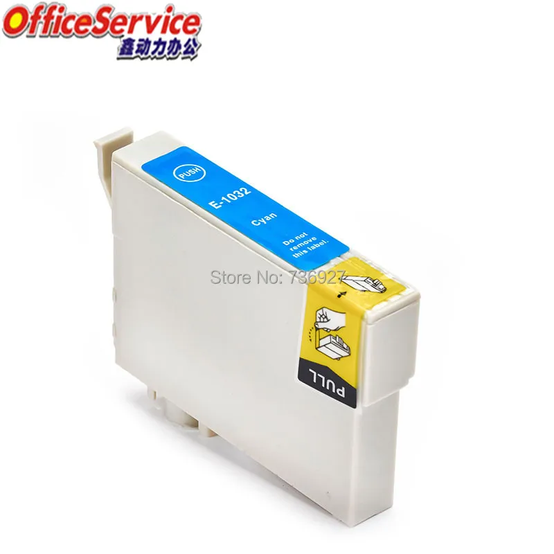 Совместимый чернильный картридж T1031 T1032 T1033 T1034 для принтера Epson Stylus office T40W TX550W TX600FW