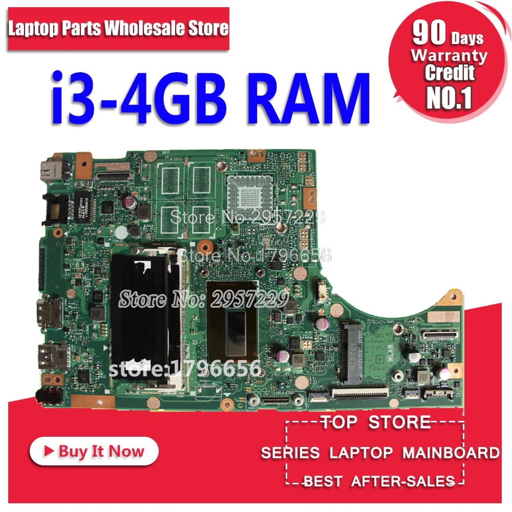 Оригинальная материнская плата для For Asus TP500L TP500LA TP500LN REV2.0 с процессором i3