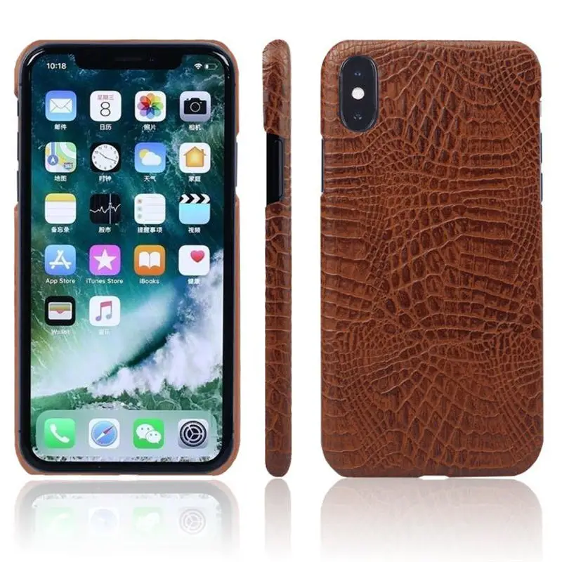 VBNM новый для iPhone х Мобильный телефон Бесплатная доставка крокодиловой кожи