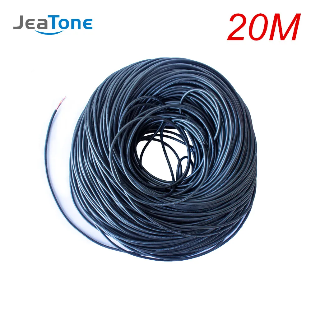 JeaTone видео Удлинительный кабель 4x0,12 мм 20 метров луженая медная проволока