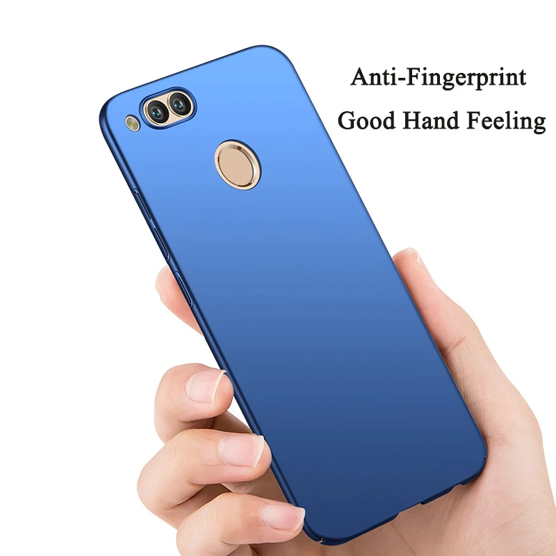 Роскошные Матовые чехлы для Huawei Honor 7x Чехол 7 X жесткий защитный чехол из