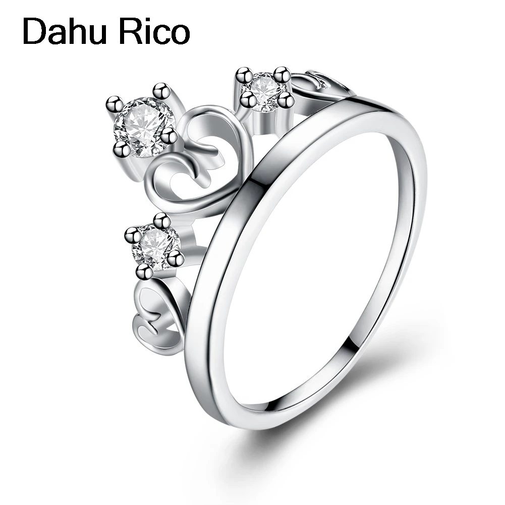 Корона cuore feminina para las mujeres ringen argollas bitch чешские roxi Алжир kiss me Dahu Rico кольца|Кольца| |
