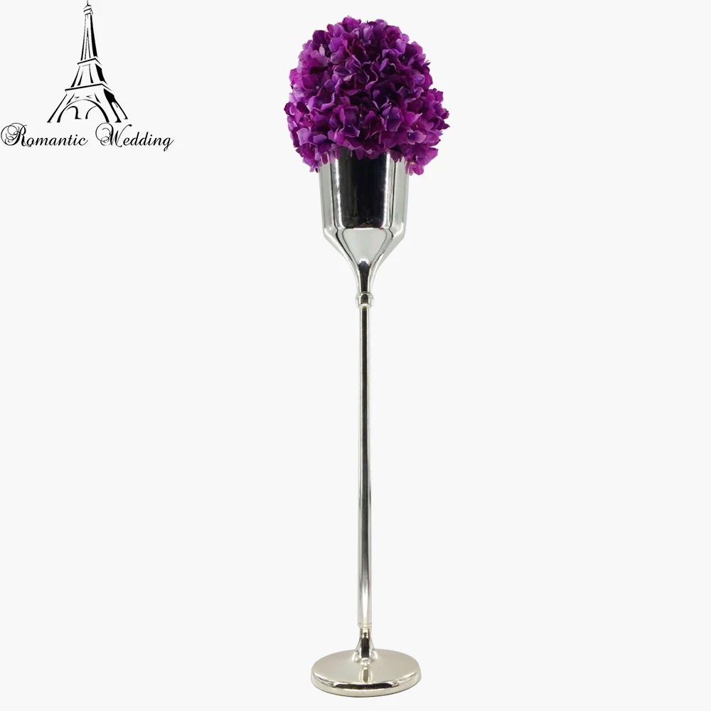 

Простой Стиль Серебряный высокие маленькие металлические вазы для цветов в форме трофея 3 размеров, украшение для свадьбы, праздника вечерн...