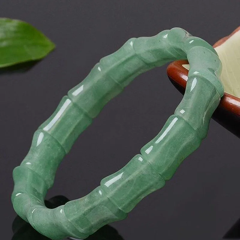 

Fine Jewelry Pure Natural Dongling Jade Hand Carved Bracelet Fashion Temperament Gems Accessories Gifts