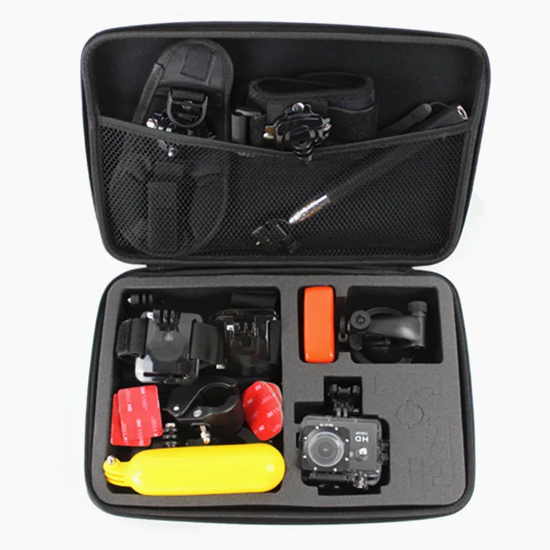 Аксессуары для Gopro камера/видео чехол Сумки Sj4000 и Sj5000 SJ6000 SJ7000 SJ8000 Go pro Hero 1234 SJCAM Xiaomi