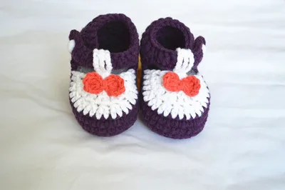 

Newborn first walkers Baby Shoes Infants Crochet Knit Fleece Boots Toddler Boy Wool Snow Crib Shoes Winter Booties soft-soled