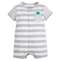 summer brands newborn baby rompers short sleeve cartoon cotton jumpsuits baby infant baby clothes for girls boys clothing sets