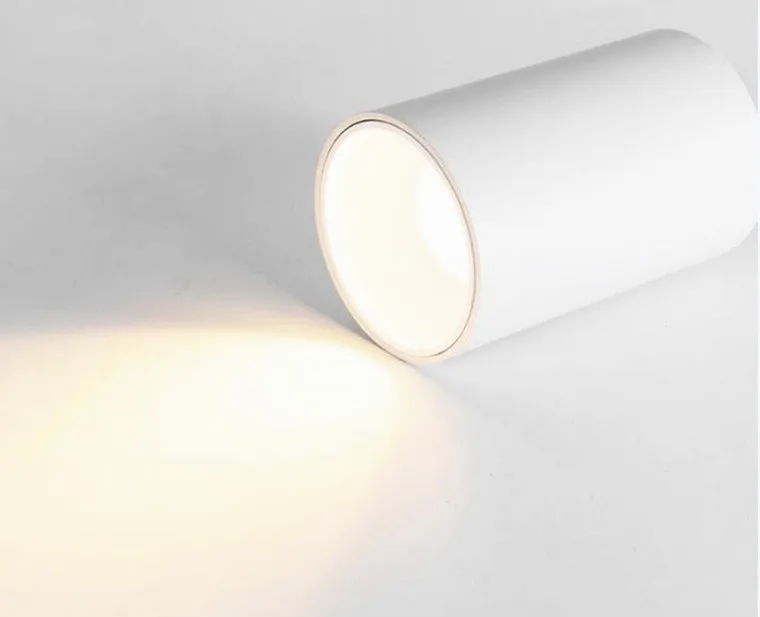 Dimmable LED Downlights 9W 12W 15W COB LED Ceiling Lamp Spot Lights AC110V-220V LED Wall Lamp Warm Cold White Indoor Lighting