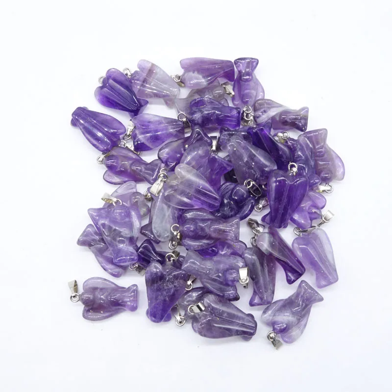 Оптовая Продажа Модные Природные драгоценного камня Фиолетовый Кристалл жаждал