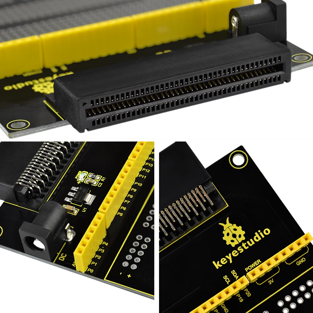 Keyestudio micro bit Прототип Щит коммутационная плата V2 с 400-точечной макетной платой для