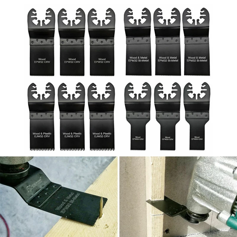 12 шт./компл. качели Мульти-инструмент резки Мультитул пилы Вибрационный нож