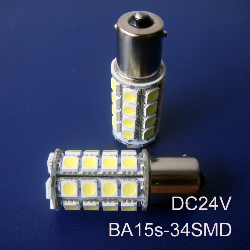 Высокое качество 12/24VAC/DC BA15s грузовик светодиодные лампы 1156 BAU15s P21W PY21W R5W 1141
