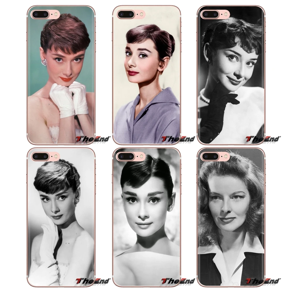 Transparent TPU Housing Audrey Hepburn Actress For HTC One U11 U12 X9 M7 M8 A9 M9 M10 E9 Plus Desire 630 530 626 628 816 820 830 |