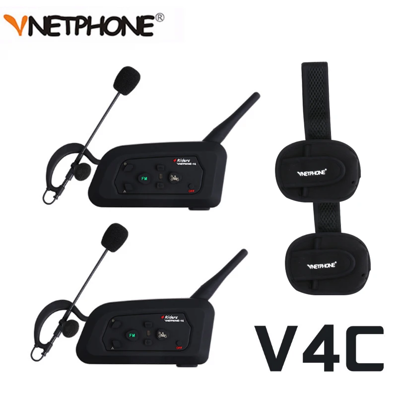 Vnetphone V4C футбольный рефери домофон гарнитура 1200 м полный дуплекс Bluetooth наушники с