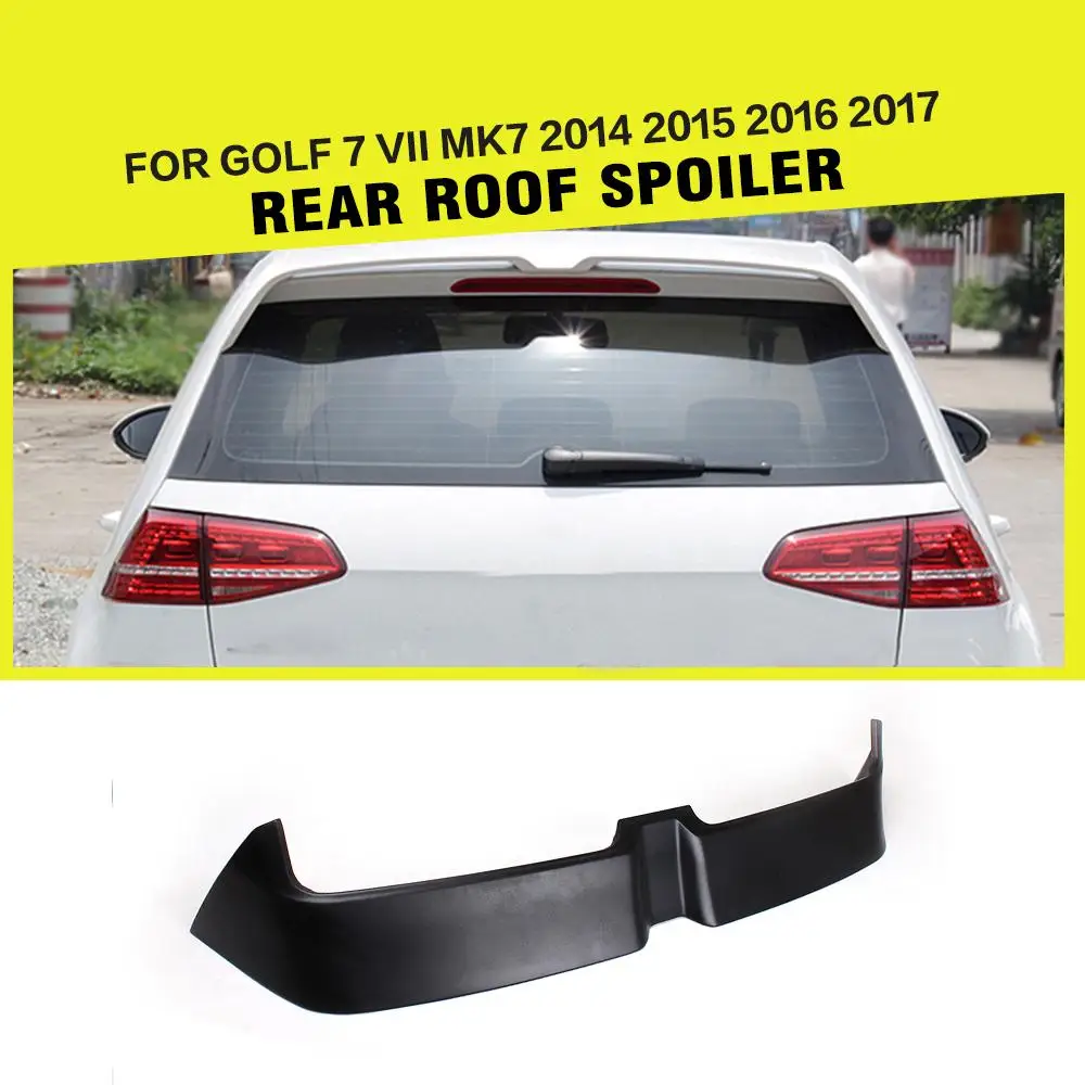 Стайлинг автомобиля задний спойлер на крышу багажника губа крыло для Volkswagen VW Golf 7