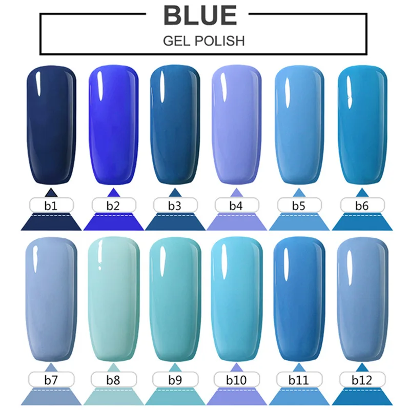 BELLE FILLE 10 мл синий серии разноцветный Гель-лак для ногтей Vernis Устойчивый лак UV