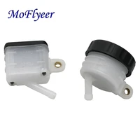 moflyeer refit motorcycle foot rear brake master cylinder tank oil cup fluid bottle reservoir