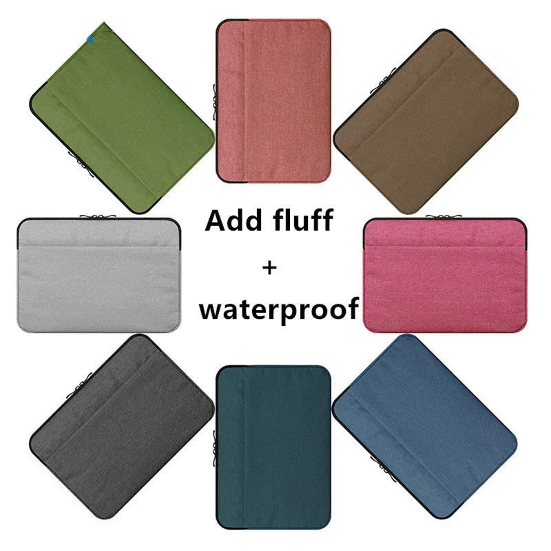 

Hot for Dell HP Asus Macbook air Pro Air Xiaomi Laptop bag 7.9 9.7 11 13 14 15 15.6 inch Notebook canvas Sleeve Bag tablet Pouch