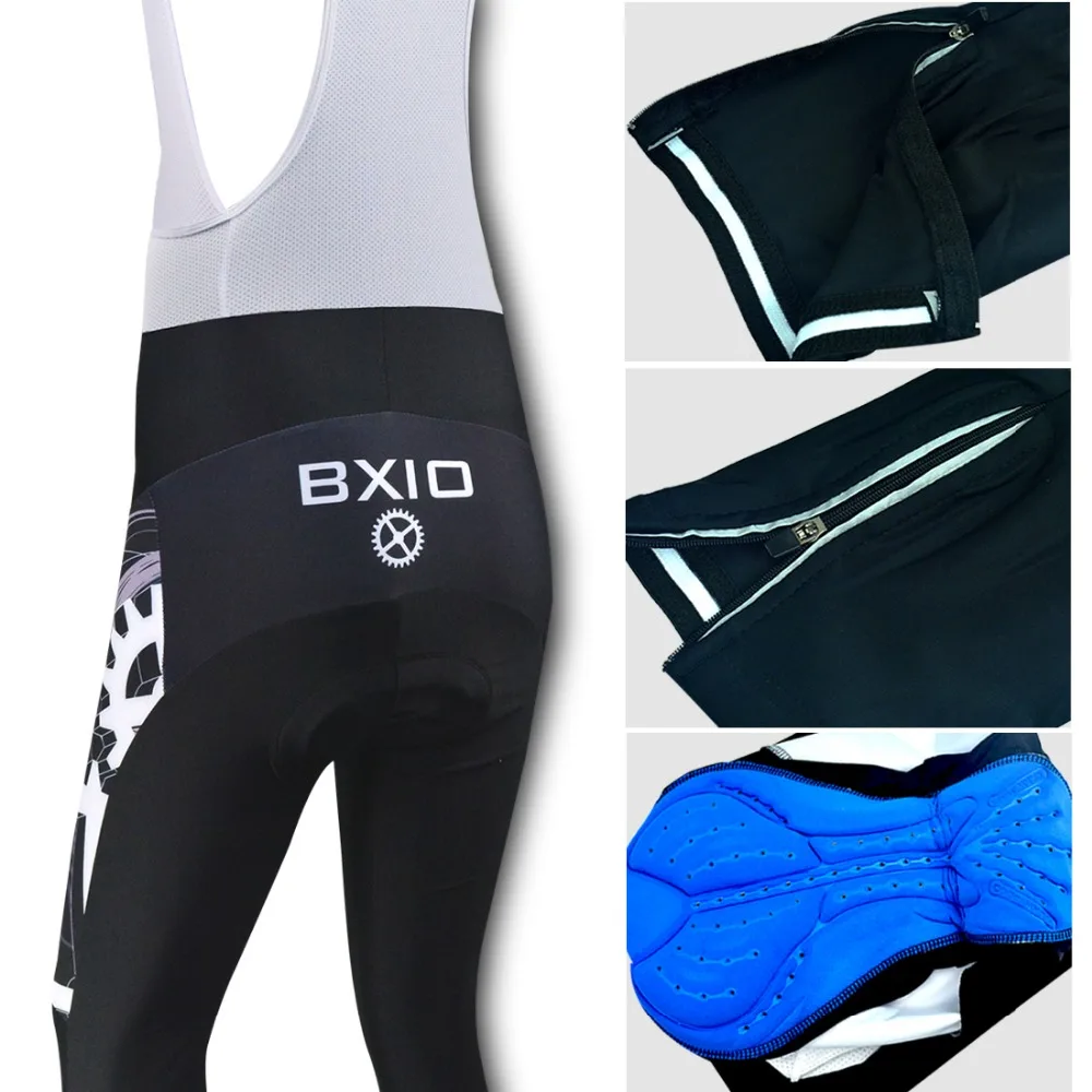 Велосипедные зимние штаны BXIO с гелевыми вставками велосипедная одежда брюки