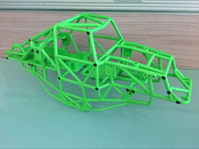 Осевая SMT10 зеленая основная рама и клетка шасси трубы rollcage AX90055