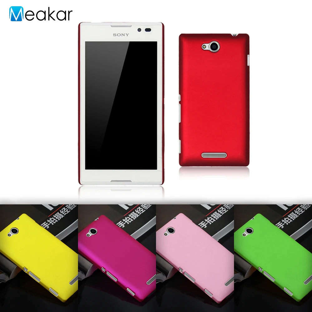 Матовый пластиковый чехол 5 0 дюйма для Sony Xperia C2305 C Dual S39H накладка телефона|case for sony