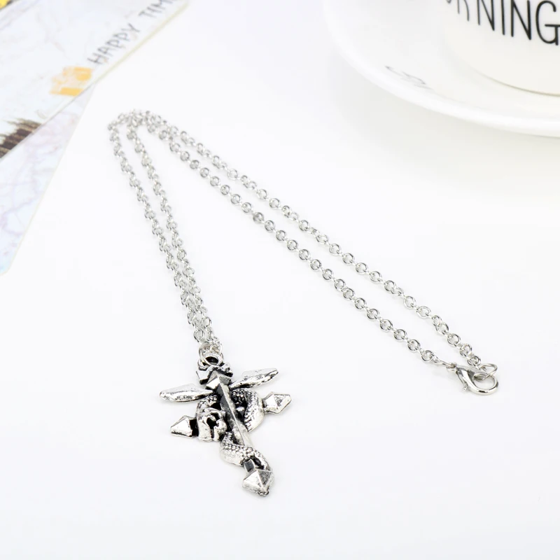 Винтажное цельнометаллическое ожерелье dongsheng в стиле аниме алхимик Эдвард Элрик