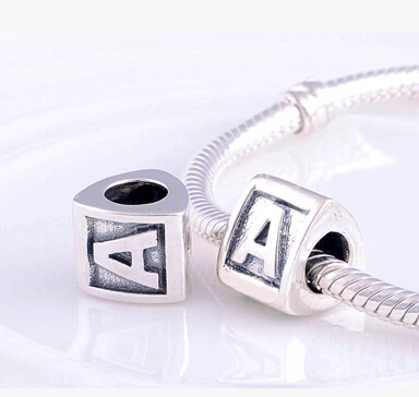 

Шарм 2017 европейский стиль цвет серебра талисман буква M подходит для браслета кулон оригинальные бусины diy Изготовление ювелирных изделий