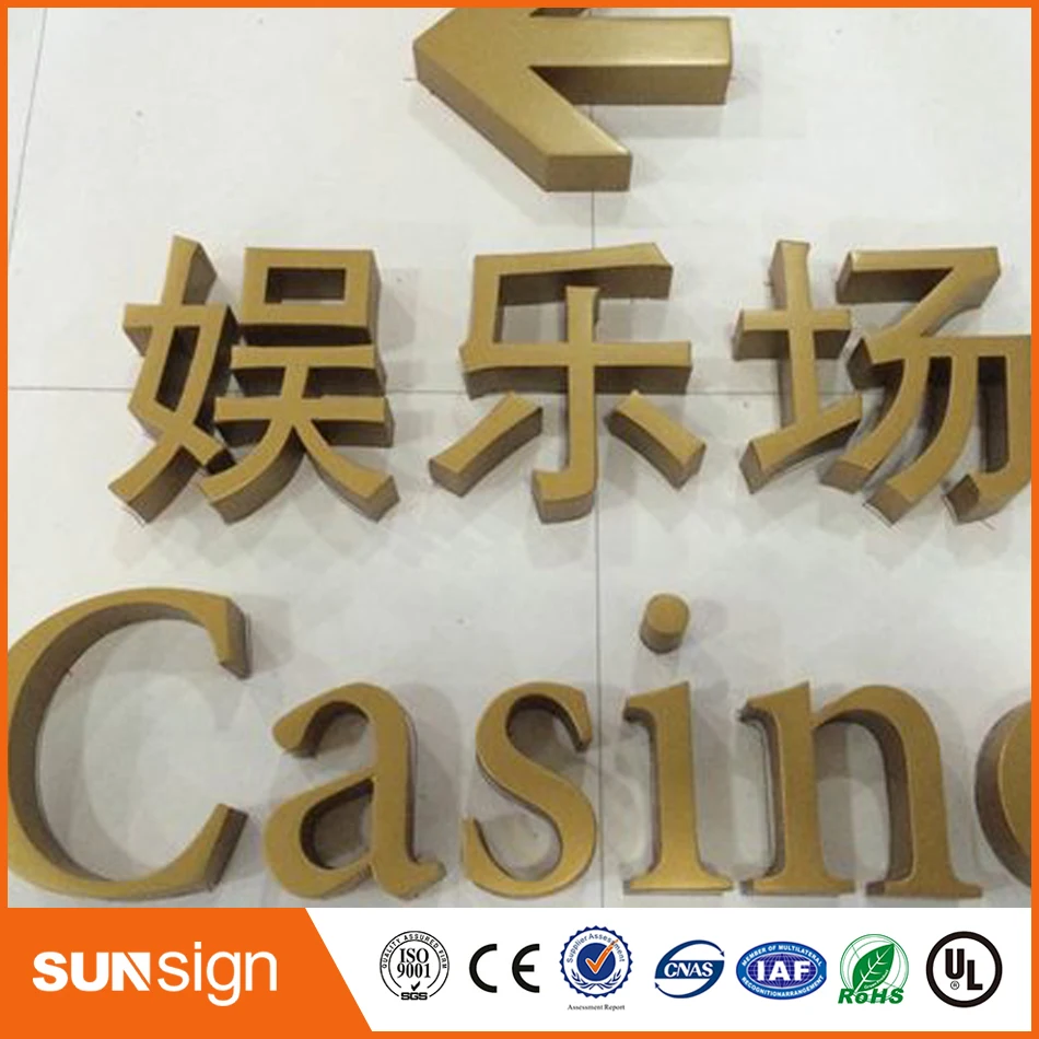 3d stainless steel signage led channel letter sign | Электронные компоненты и принадлежности