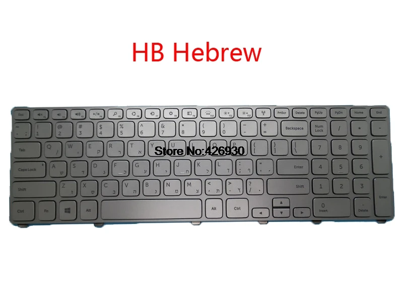 Клавиатура для ноутбука DELL Inspiron 17 7737 7746 подсветкой Венгрия Ху Франция FR Аравия AR