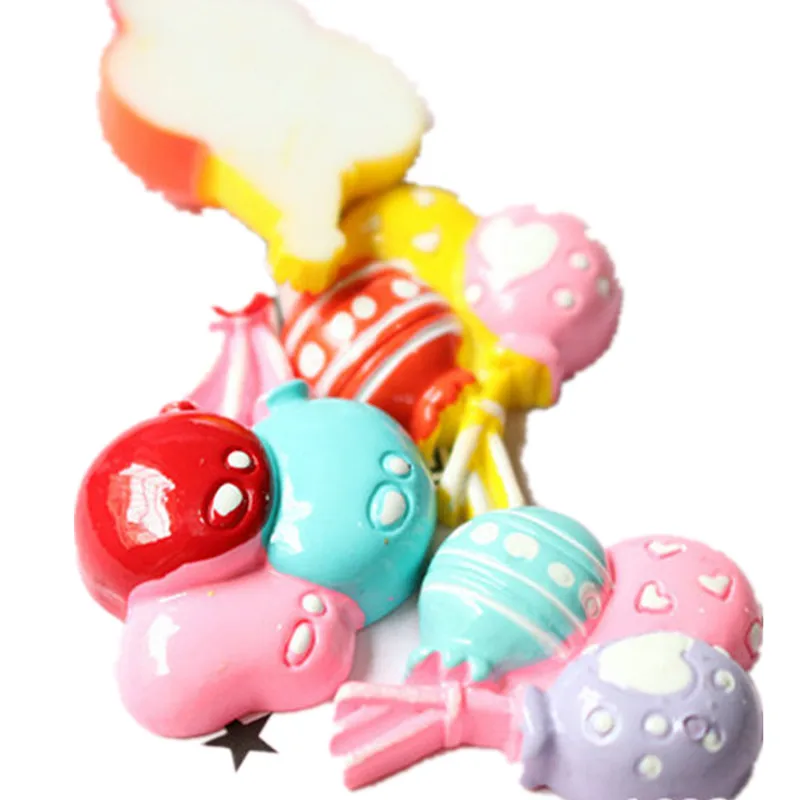 Diy resin accessories Kawaii balloon Charms Pendants diy refrigerator stickers storage box key chain Jewelry Making | Украшения и