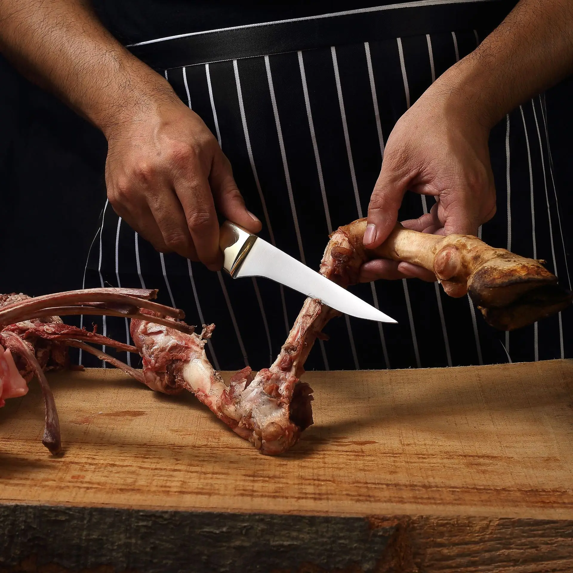 Японский нож шеф-повара специальный резак из меди костяной ножи для говядины