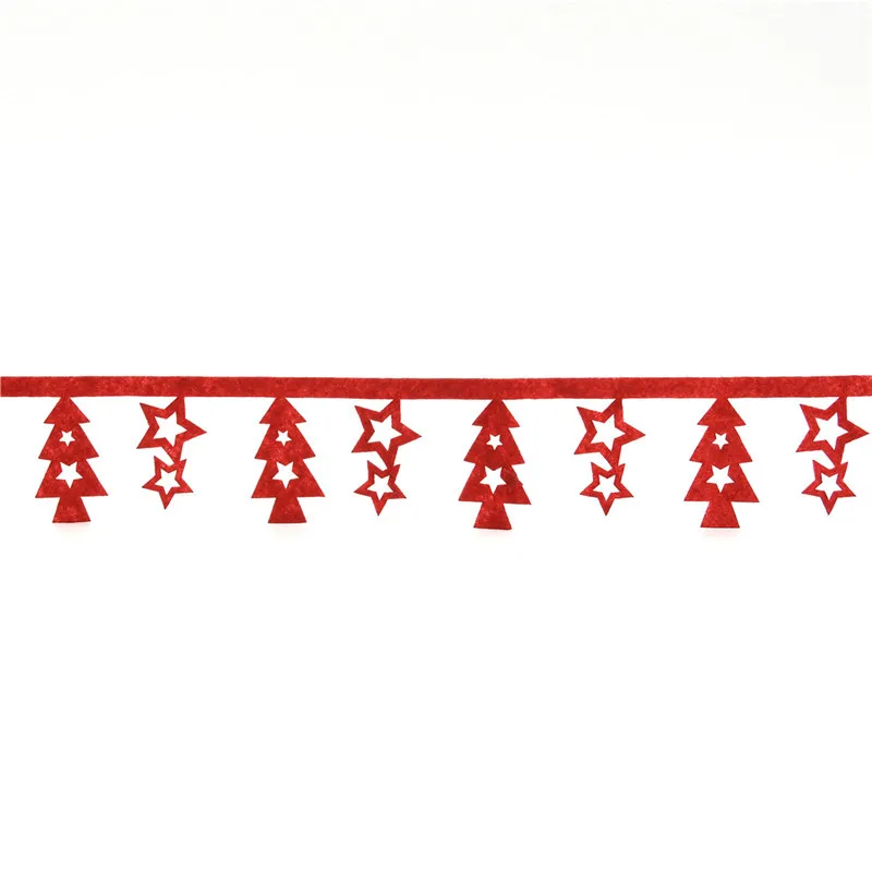 

3.5cm 10meters ultrasonic pressed christmas tree ribbon tape for christmas party decoration christmas gift packing