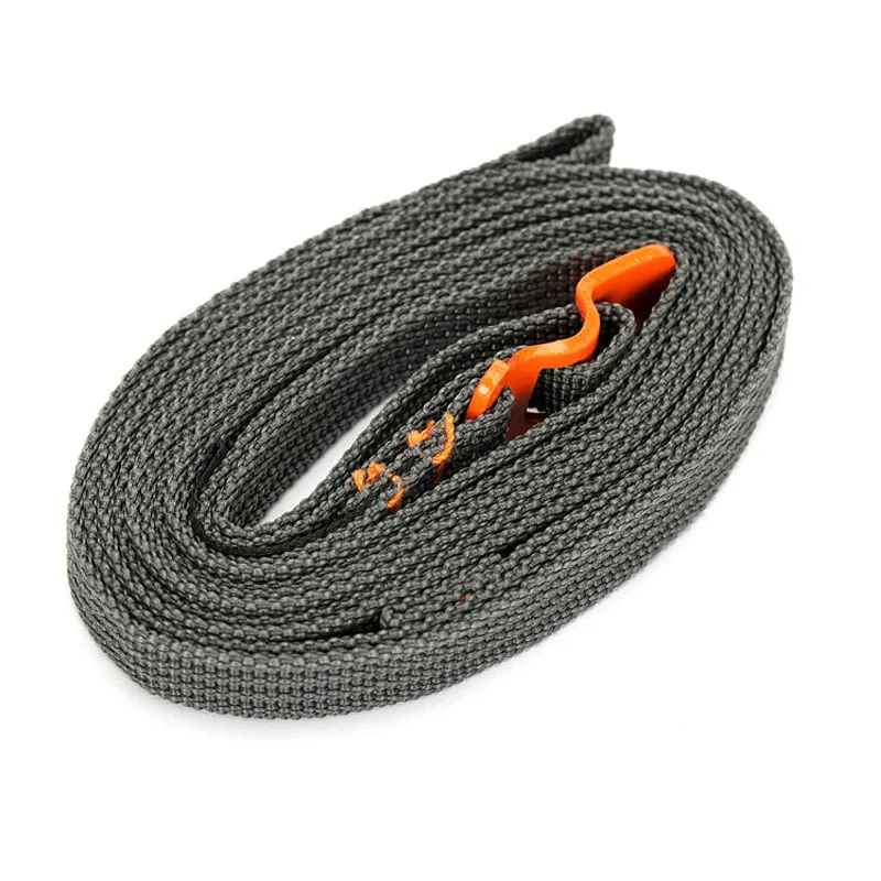 

2.5m Outdoor travel equipment Luggage straps Tied rope Stainless steel with hook Lightweight portable practical quick release