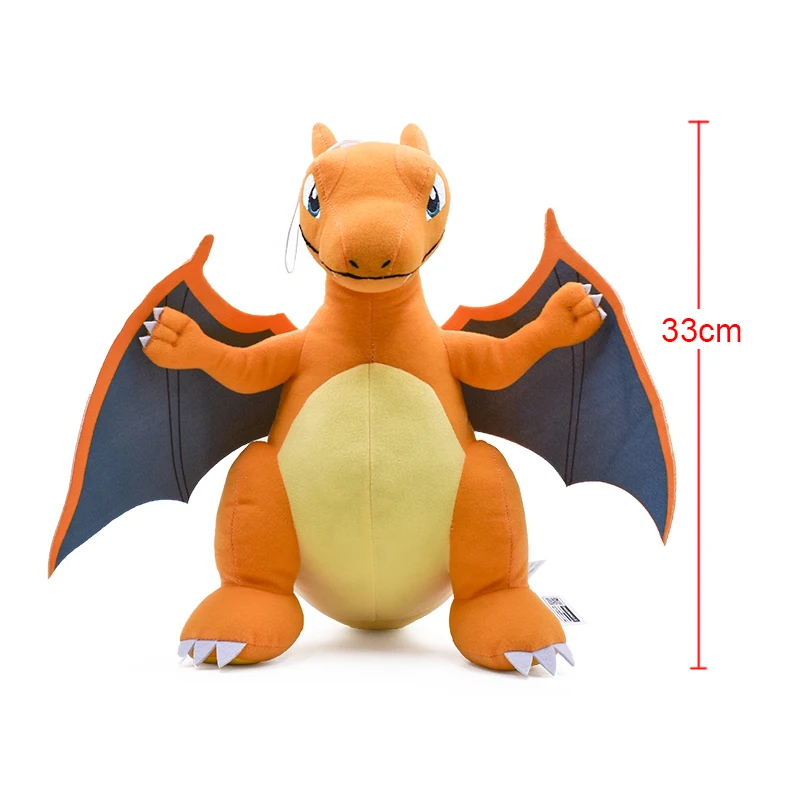 Anime 5 Style Charizard Catoon Plush Toys Doll Charizards Center Mega Evolution Soft Stuffed Animal Children Dolls Gift